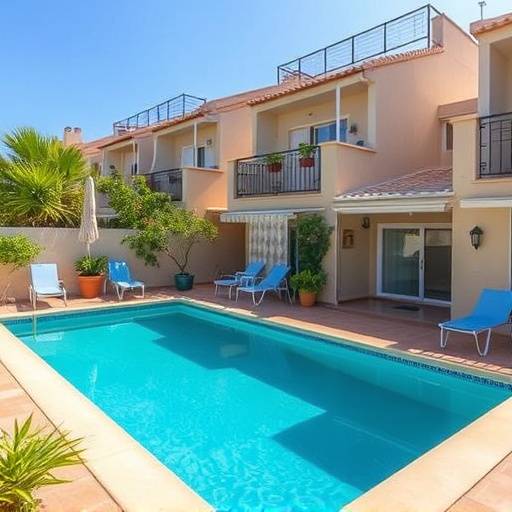Adosado con terraza y acceso a piscina comunitaria en Calpe