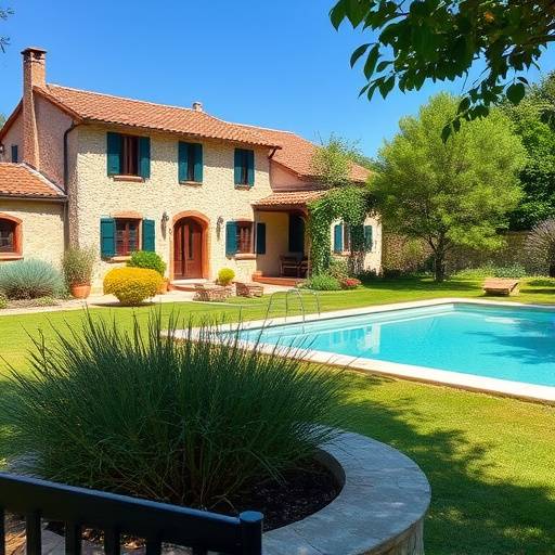 Casa de campo restaurada con jard&radic;&ne;n y piscina en Altea